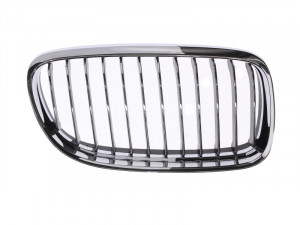 Grila radiator Dreapta potrivit BMW 3 (E90), 3 (E91) 1.6-4.4 2004-2012 2008-2012 - (cadru cromat; trepte de negru/crom)