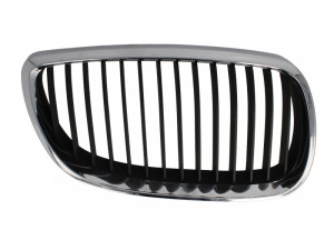 Grila radiator Dreapta potrivit BMW 3 (E92), 3 (E93) 1.6-4.4 2006-2013 pana in 2010 - (crom/negru)