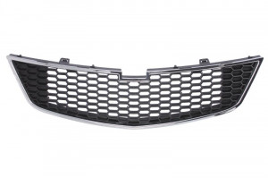 Grila radiator Inferior potrivit CHEVROLET SPARK 1.0-1.2LPG 2010-2012 - (crom/gri inchis)