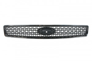 Grila radiator potrivit FORD FUSION 1.25-1.6D 2002-2012 pana in 2012 - (crom/negru)