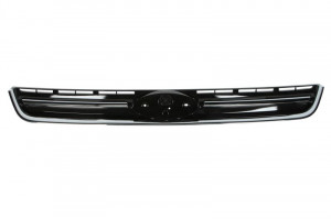 Grila radiator potrivit FORD KUGA II 1.5-2.5 dupa 2013 - (cu linii cromate, negru)
