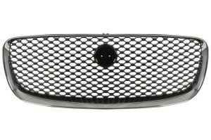 Grila radiator potrivit JAGUAR F-PACE dupa 2017 - (cu dungi crom)
