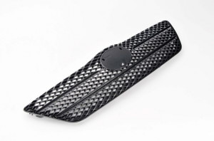 Grila radiator potrivit TOYOTA COROLLA 1.4-2.0D 2001-2008 pana in 2004 - (Hatchback, negru) - Img 2