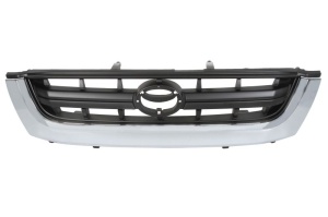 Grila radiator potrivit TOYOTA HILUX VI, HILUX VII 2.4-3.0D 1997-2015 pana in 2005 - (crom/negru)