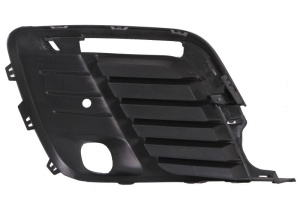 Grila ventilatie bara fata dreapta (cu orificii lampa ceata, cu orificii senzor parcare, plastic, negru) potrivit PEUGEOT TRAVELLER 04.16- - Img 2
