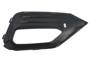 Grila ventilatie bara fata stanga potrivit FORD FIESTA VII 2017-2021 - (cu orificii lampa ceata, plastic, negru-mat, ST) - Img 2