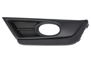 Grila ventilatie bara fata stanga potrivit HONDA CR-V V 2016-2023 - (cu dungă neagra, cu orificii lampa ceata, plastic, negru)