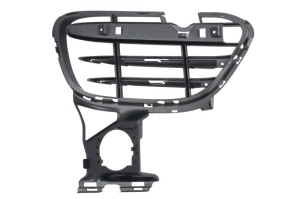 Grila ventilatie bara fata stanga potrivit PORSCHE CAYENNE II 92A/958 2010-2014 - (open, plastic, negru, TURBO) - Img 2