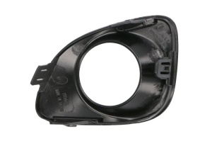 Grila ventilatie bara fata stanga potrivit TOYOTA COROLLA CROSS dupa 2020 - (vehicule hibrid, cu orificii lampa ceata, negru, XSE) - Img 2