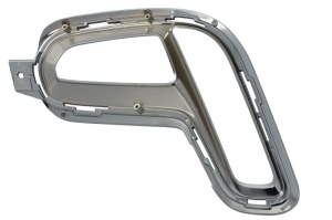 Grila ventilatie bara protectie fata stanga potrivit DODGE DURANGO III dupa 2021 - (plastic, crom) - Img 2