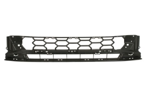 Grila ventilatie bara protectie potrivit AUDI A4 B9 dupa 2019 - (mijloc, plastic, negru, S-LINE)
