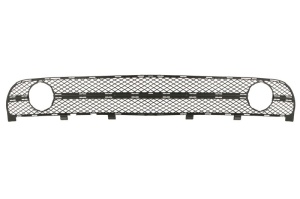Grila ventilatie bara protectie potrivit VW NEW BEETLE 9C 2001-2005 - (cu orificii lampa ceata, plastic, negru)