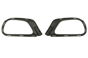 Grila ventilatie bara protectie stanga/dreapta potrivit CITROEN C3 III dupa 2020 - (2 buc., plastic, negru)