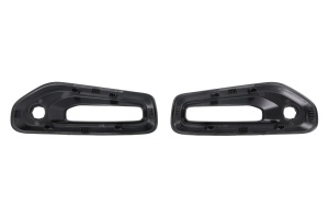 Grila ventilatie bara protectie stanga/dreapta potrivit RAM TRUCK RAM V dupa 2018 - (superior, 2 buc. set, cu orificii lampa ceata, cu orificii senzor parcare, plastic, negru) - Img 2