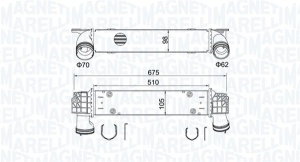 Intercooler potrivit BMW 1 (E81), 1 (E82), 1 (E87), 1 (E88), 3 (E90), 3 (E91), 3 (E92), 3 (E93), X1 (E84) 2.0D 06.04-06.15 - Img 2