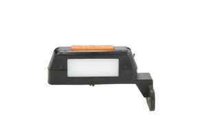 Lumina clarificare stanga, portocaliu/rosu/alb, LED, inaltime 105mm; latime 28mm; adancime 34mm, în relief, lungime cablu 210mm, cu cuier, 12/24V (unghi în relief) - Img 1