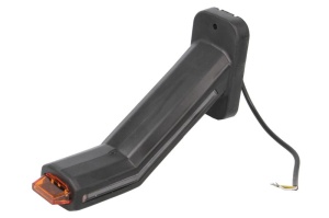 Lumina clarificare stanga, portocaliu/rosu/alb, LED, suprafata, lungime cablu 400mm, cu brat lung, 12/24V (cu functie de semnalizator spate, IP6K9K) - Img 3