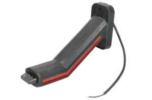 Lumina delimitare dreapta, portocaliu/rosu/alb, LED lungime cablu 400mm, pe brațul lung, 12/24V (IP6K9K) - Img 3