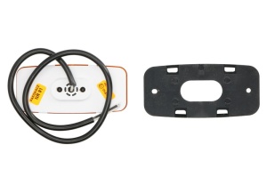 Lumina delimitare stanga/dreapta, forma: oval, portocaliu, LED, inaltime 52mm; latime 110,8mm; adancime 20,5mm lungime cablu 500mm, fara prindere, 12/24V (tip: neon, IP68) - Img 2
