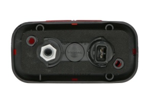 Lumina delimitare stanga/dreapta, forma: oval, rosu, T4W, inaltime 55mm; latime 110mm; adancime 34mm fara prindere, 12/24V (conector: AMP 2PIN, IP56) potrivit IVECO potrivit IVECO DAILY IV, DAILY V 05.06- - Img 2