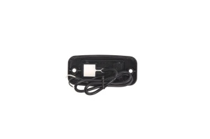 Lumina delimitare stanga/dreapta, galben, LED, inaltime 22mm; latime 111mm; adancime 51mm, surub/fixare orizontala, lungime cablu 500mm, 12/24V (IP67) - Img 2