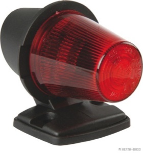 Lumina delimitare stanga/dreapta, rosu, R5W, inaltime 74,5mm; latime 65mm; adancime 65/100mm, 12/24V - Img 1