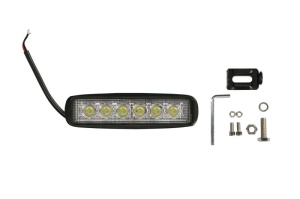 Lumina lucru (Epistar LED, 10-30V, 18W, 1440lm, numar elemente LED: 6x3W, inaltime: 45,2mm, latime: 159,8mm, adancime: 63mm) - Img 1