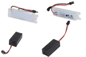 Lumina numar inmatriculare, culoare lumina: alb, 12V, cu aprobare circulatie potrivit ABARTH GRANDE PUNTO, PUNTO, PUNTO EVO; ALFA ROMEO MITO; FIAT BRAVO, BRAVO II, GRANDE PUNTO, PUNTO, PUNTO EVO 09.99- - Img 1