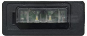 Lumina numar (LED) potrivit SEAT ALHAMBRA 7N, TOLEDO IV KG3; SKODA FABIA III, OCTAVIA III, RAPID, SUPERB III, YETI; VW CADDY IV, GOLF SPORTSVAN, GOLF V PLUS, GOLF VII, JETTA IV, PASSAT B7 01.05-