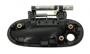 Maner usa Dreapta Fata potrivit NISSAN ALMERA II N16 2000-2007 - (exterior, cu gaura pentru incuietoare; negru/grund) - Img 2