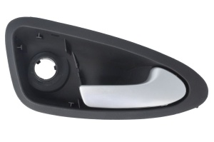 Maner usa Dreapta Fata potrivit SEAT IBIZA IV 6J, IBIZA IV 6P 2008-2017 - (interior; argintiu/negru)
