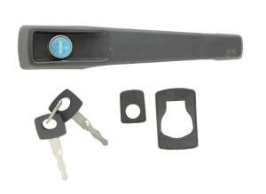 Maner usa Fata Dreapta/Stanga potrivit MERCEDES T1 (601), T1 (601, 611), T1 (602), T1 (B601), T1 (B602), T1/TN 2.3-3.0D 1977-1996 - (cu cheie, extern, cu incuietoare, negru)