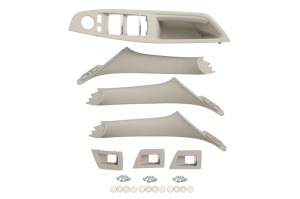 Maner usa fata potrivit BMW 5 F10, F11 2009-2017 - (gri, set)