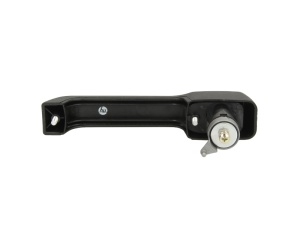 Maner usa Fata Stanga (cu cheie, extern, cu incuietoare, negru) potrivit FIAT UNO 0.9-1.9D 01.83-06.06 - Img 2