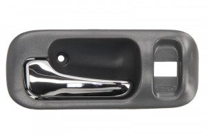 Maner usa Fata Stanga potrivit HONDA CR-V I 2.0 1995-2002 - (interior, cu orificiu pentru incuietoare, crom/gri)
