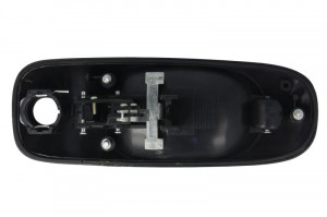 Maner usa parte stanga potrivit CHRYSLER TOWN & COUNTRY, VOYAGER; DODGE CARAVAN 2000-2008 - (exterior, cu orificii inchidere, negru) - Img 2