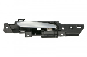 Maner usa Spate Dreapta interior, crom/negru potrivit BMW X5 E70 3.0-4.8 2006-2013 - Img 1