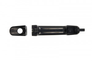 Maner usa Stanga Fata potrivit FORD FOCUS II 2004-2008 - (exterior, cu gaura pentru incuietoare; negru/grund) - Img 2
