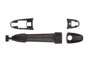 Maner usa Stanga Fata potrivit MERCEDES SPRINTER 906; VW CRAFTER 2E 2006-2018 - (exterior, cu gaura pentru incuietoare; negru) - Img 2