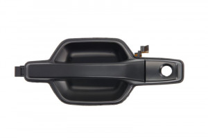 Maner usa Stanga Fata potrivit MITSUBISHI PAJERO III, PAJERO IV 2000-2014 - (exterior, cu gaura pentru incuietoare; negru/grund)