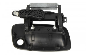 Maner usa Stanga Fata potrivit OPEL ASTRA G, ZAFIRA A 1998-2009 - (exterior, cu gaura pentru incuietoare; negru) - Img 2