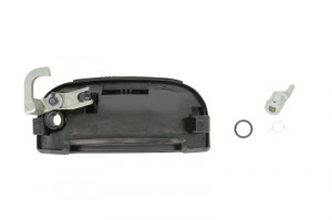 Maner usa Stanga Fata potrivit VW TRANSPORTER T4 1990-1995 - (exterior, cu gaura pentru incuietoare; negru) - Img 2
