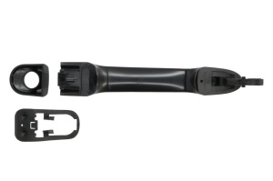 Maner usa Stanga potrivit FORD KA 1.2/1.3D 2008-2016 - (extern, cu gaura pentru incuietoare, negru/grund) - Img 2