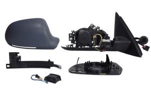 Oglinda dreapta potrivit AUDI Q3 8U 2011-2018 - (electric, cu memorie, convex, cu incalzire, asistent pentru schimbarea benzii, subacoperit, pliabil electric, cu semnalizator) - Img 2