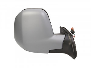 Oglinda dreapta potrivit CITROEN BERLINGO; PEUGEOT PARTNER 2008-2015 - electrica incalzita, grunduita, pliabila electrica, cu senzor temperatura