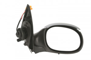 Oglinda dreapta potrivit PEUGEOT 206 1998-2009 - electrica incalzita, grunduita, cu senzor temperatura