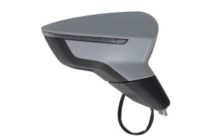 Oglinda dreapta potrivit SEAT ARONA KJ, IBIZA V 6F dupa 2017 - (electric, convex, cu incalzire, grunduit, cu semnalizator) - Img 2