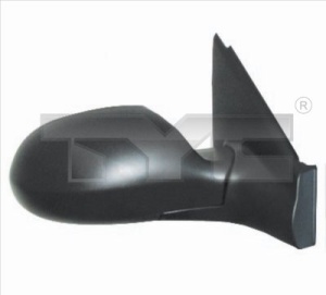 Oglinda exterioara dreapta potrivita Citroen C5 I, C5 II - electric, convexa, cu incalzire, albastru, cu senzor de temperatura