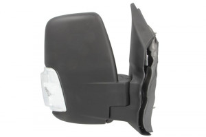 Oglinda laterala Dreapta electric, convexa, incalzita, crom, mic de statura potrivit FORD TRANSIT, TRANSIT V363 - Img 2
