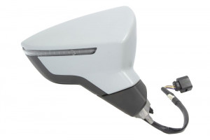 Oglinda laterala Dreapta electric, convexa, incalzita potrivit SEAT IBIZA V, LEON, LEON SC, LEON ST, LEON ST/KOMBI, LEON/HATCHBACK - Img 2